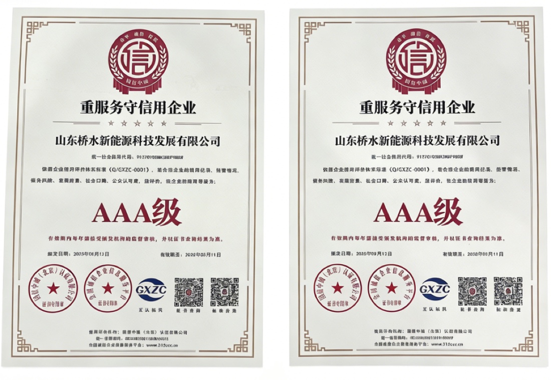 AAA级招投标信用等级证书